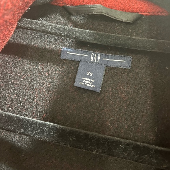 GAP flannel pattern wool coat - Picture 2 of 3